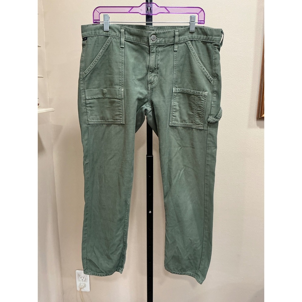 Citizens of Humanity Utility Pants 30 Green Carpenter Straight Leg 1516-576